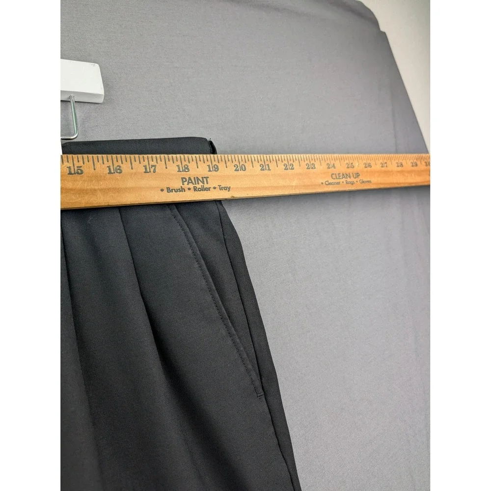 Beverly Hills Polo Club Mens Black Pleated Dress Pants 39W Regular Cuffed Slacks